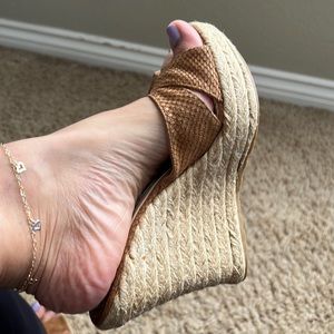 Jimmy Choo Espadrille Wedges Sandals 39
